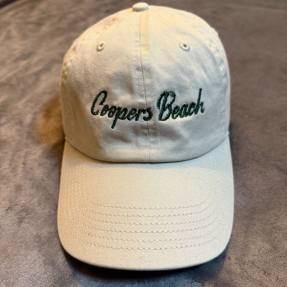 Newhattan brand Coopers Beach tan unstructured dad hat - One Size